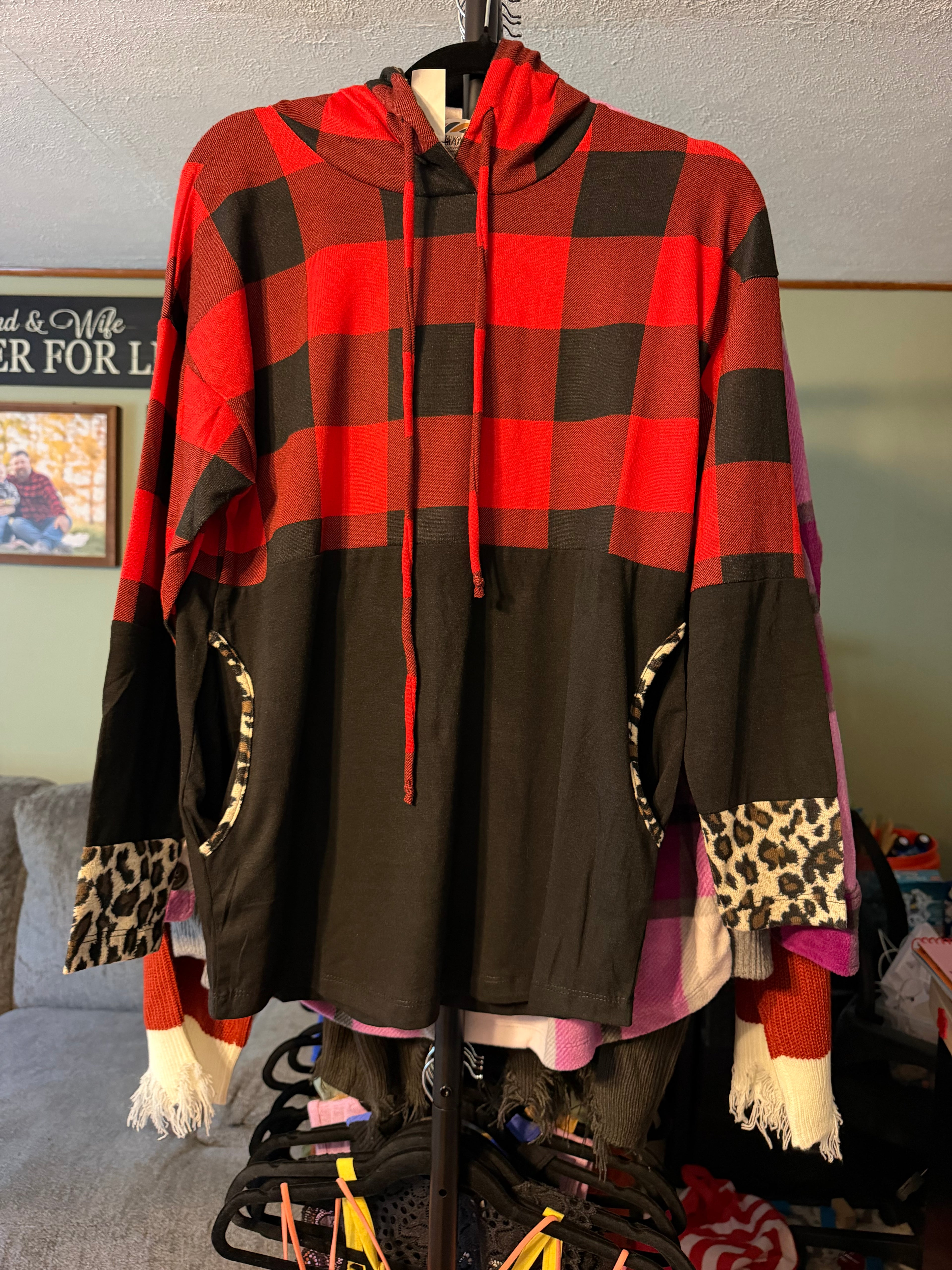 Small hooded sweatshirt