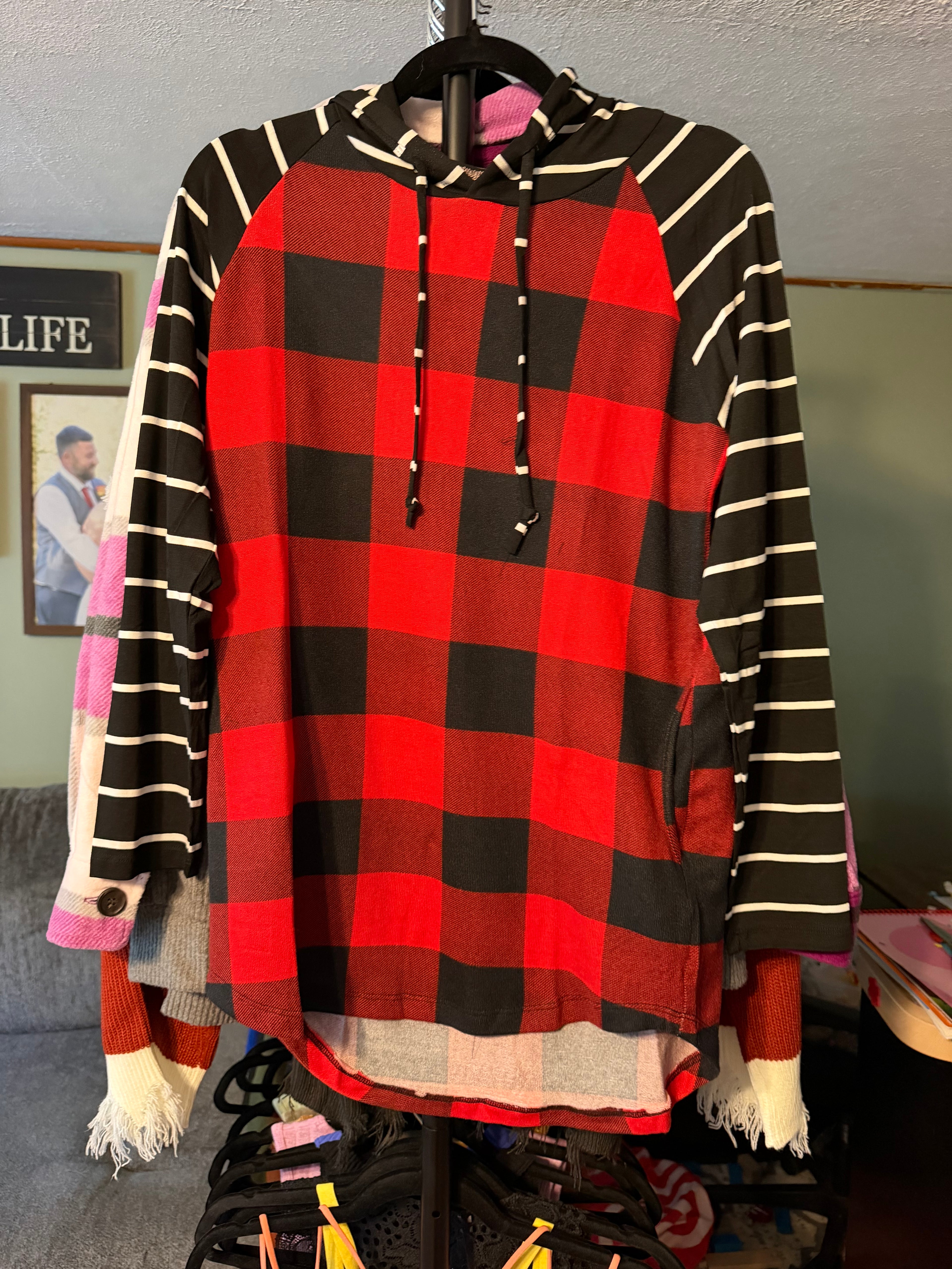 Small hooded sweatshirt