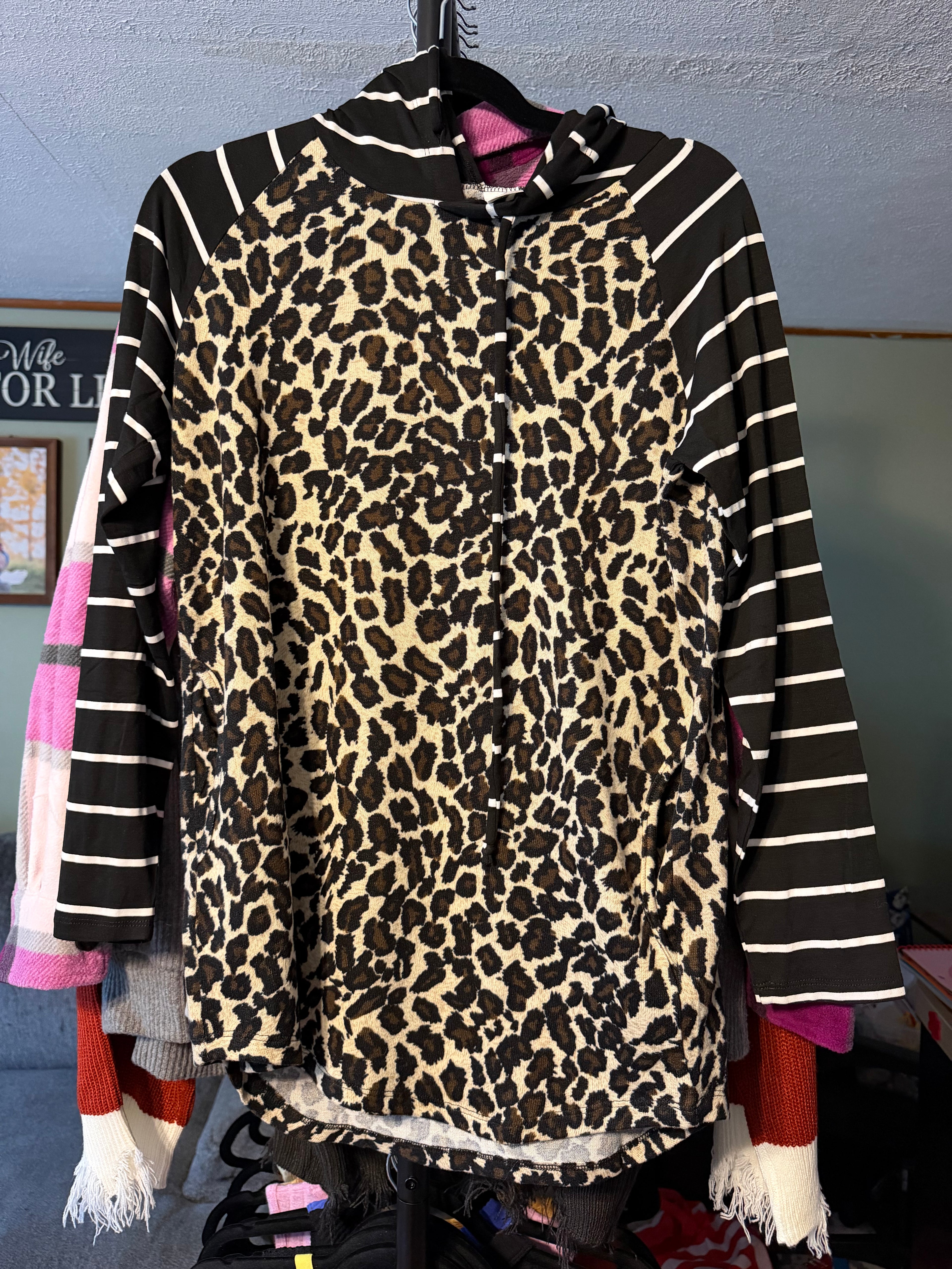 Small hooded sweatshirt